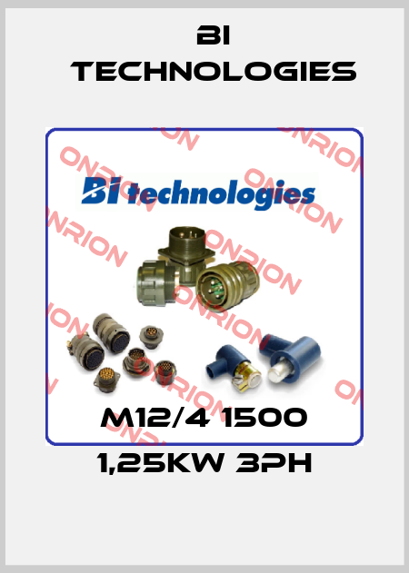 M12/4 1500 1,25kW 3PH BI Technologies