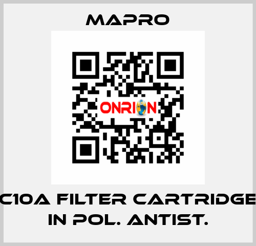 C10A filter cartridge in pol. Antist. Mapro