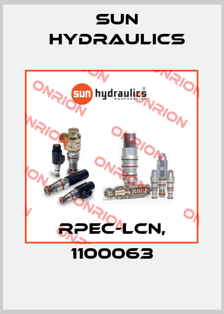 RPEC-LCN, 1100063 Sun Hydraulics
