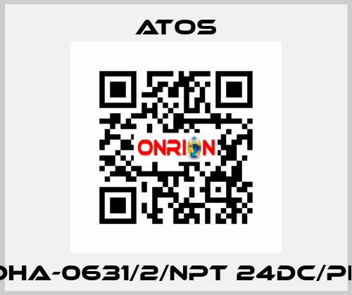 DHA-0631/2/NPT 24DC/PE Atos