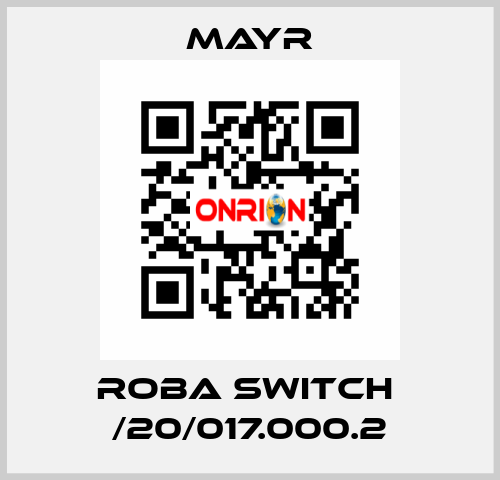 ROBA Switch  /20/017.000.2 Mayr