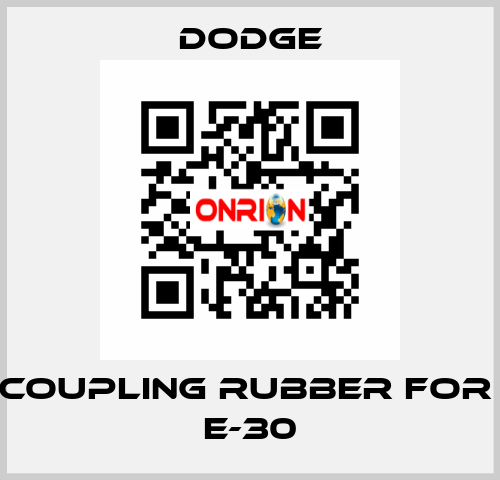 COUPLING RUBBER for  E-30 Dodge