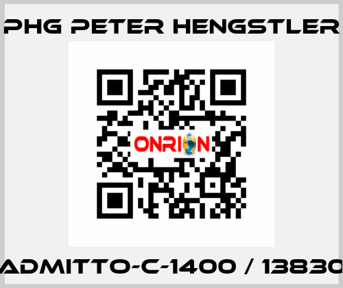 ADMITTO-C-1400 / 13830 phg Peter Hengstler