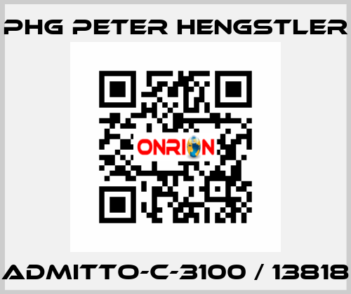 ADMITTO-C-3100 / 13818 phg Peter Hengstler