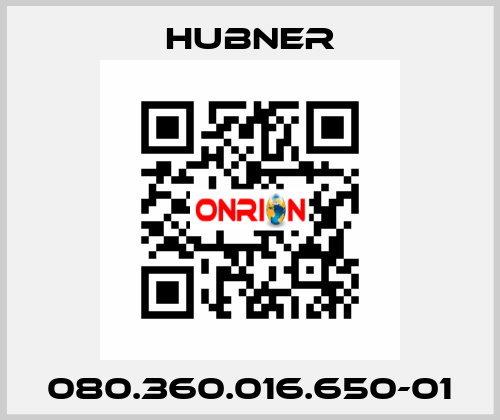 080.360.016.650-01 HUBNER