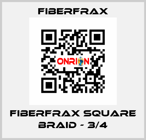 Fiberfrax Square Braid - 3/4 Fiberfrax