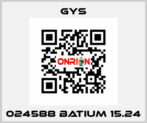 024588 BATIUM 15.24 GYS