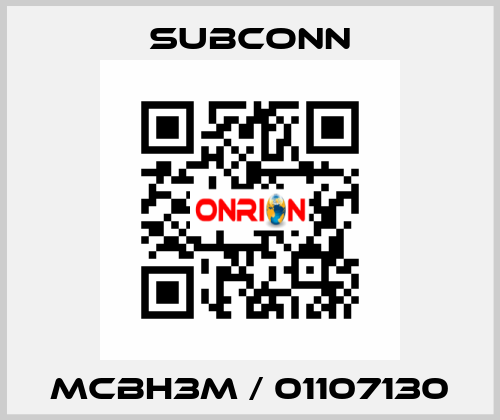 MCBH3M / 01107130 SubConn