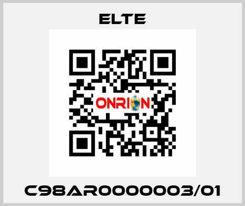 C98AR0000003/01 Elte