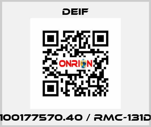 100177570.40 / RMC-131D Deif