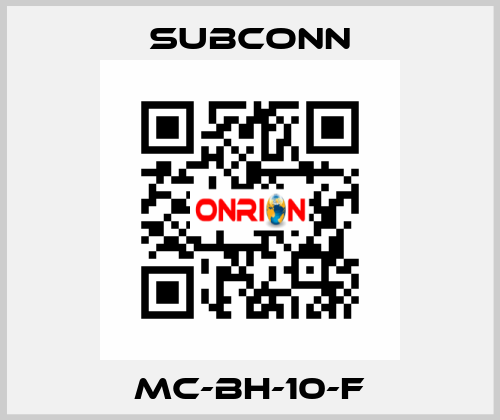 MC-BH-10-F SubConn