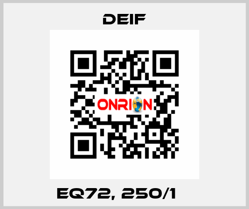 EQ72, 250/1 А Deif