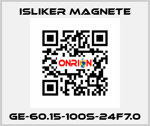 GE-60.15-100S-24F7.0 ISLIKER MAGNETE