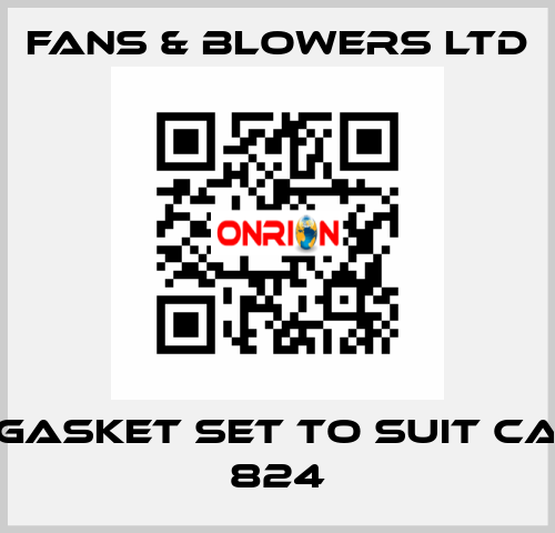 Gasket set to suit CA 824 Fans & Blowers Ltd