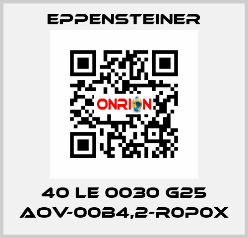 40 LE 0030 G25 AOV-00B4,2-R0P0X Eppensteiner