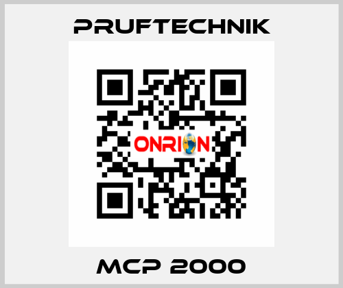 MCP 2000 Pruftechnik