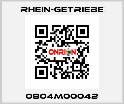 0804M00042 Rhein-Getriebe