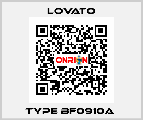 TYPE BF0910A  Lovato