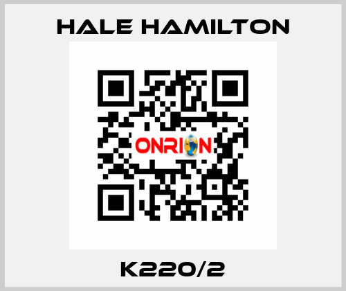 K220/2 HALE HAMILTON