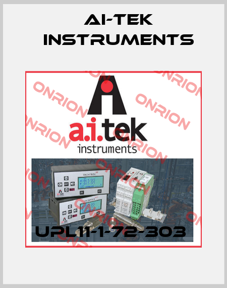 UPL11-1-72-303  AI-Tek Instruments