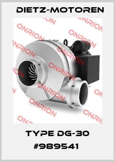 Type DG-30 #989541  Dietz-Motoren
