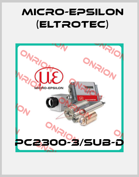 PC2300-3/SUB-D Micro-Epsilon (Eltrotec)