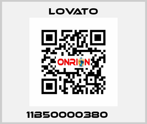 11B50000380     Lovato