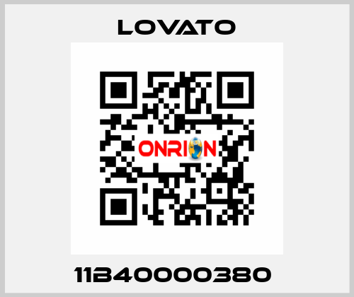 11B40000380  Lovato