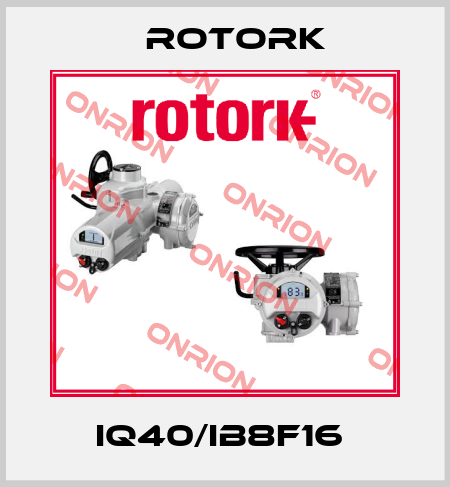 IQ40/IB8F16  Rotork