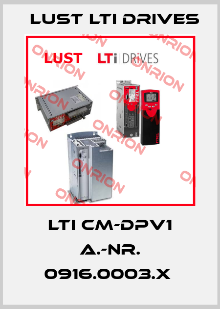 LTI CM-DPV1 A.-Nr. 0916.0003.x  LUST LTI Drives