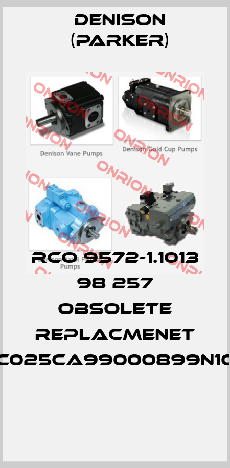 RCO 9572-1.1013 98 257 obsolete replacmenet C025CA99000899N10  Denison (Parker)