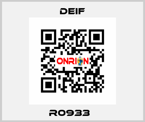 R0933   Deif