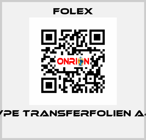 VPE Transferfolien A4   Folex