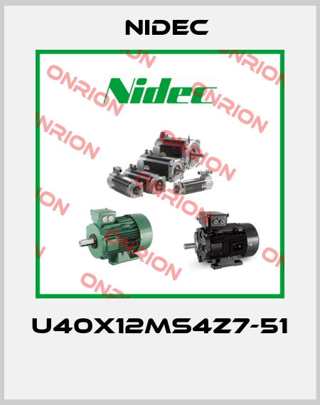 U40X12MS4Z7-51  Nidec