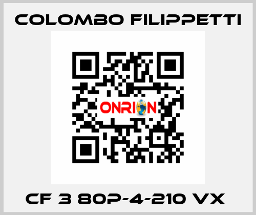 CF 3 80P-4-210 VX  Colombo Filippetti