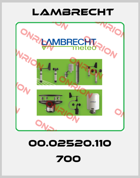 00.02520.110 700  Lambrecht