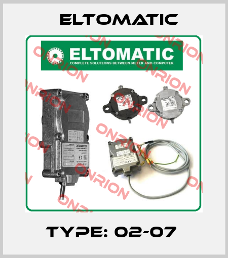 Type: 02-07  Eltomatic
