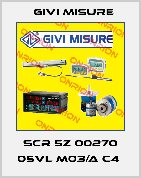 SCR 5Z 00270 05VL M03/A C4  Givi Misure