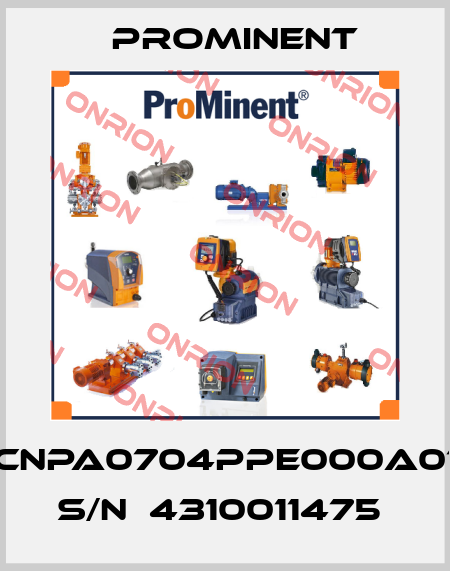 CNPA0704PPE000A01 S/N  4310011475  ProMinent