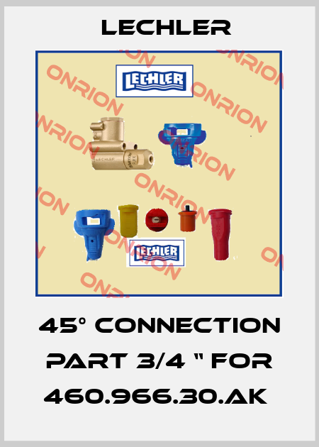 45° Connection Part 3/4 “ for 460.966.30.AK  Lechler
