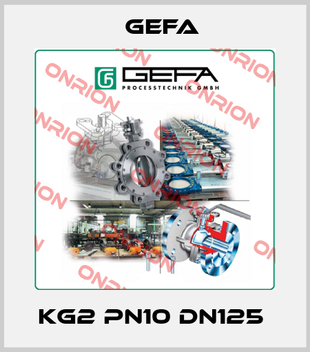 KG2 PN10 DN125  Gefa