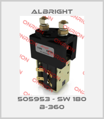 505953 - SW 180 B-360 Albright