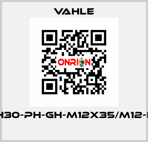 IS-GHH30-PH-GH-M12X35/M12-K4-AX  Vahle