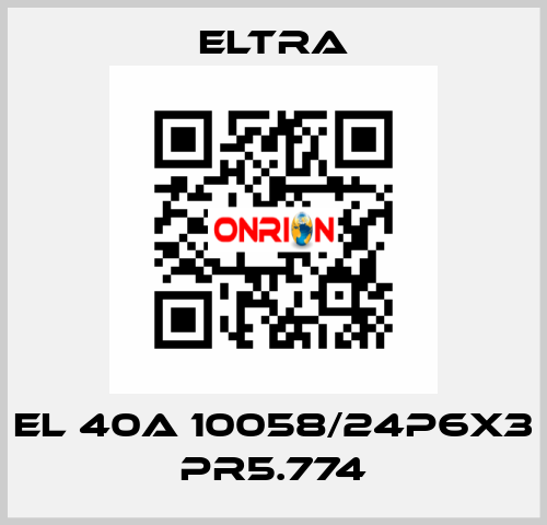 EL 40A 10058/24P6X3 PR5.774 Eltra