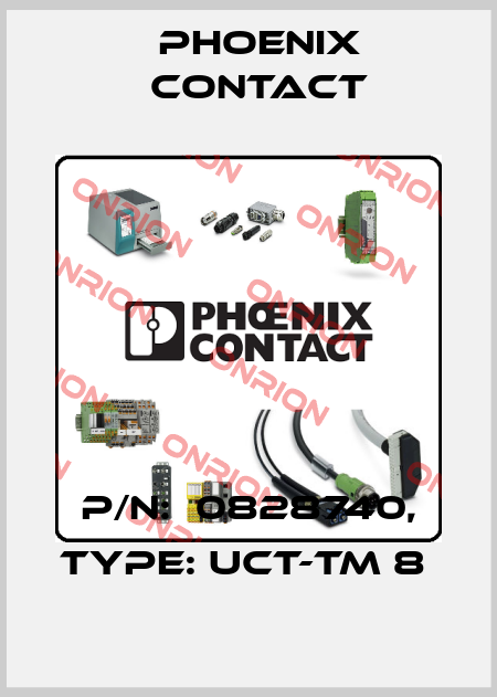 P/N:  0828740, Type: UCT-TM 8  Phoenix Contact