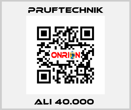 ALI 40.000  Pruftechnik