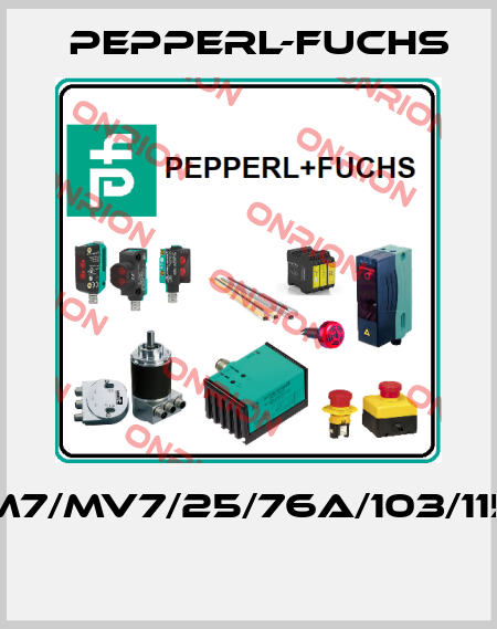 M7/MV7/25/76a/103/115  Pepperl-Fuchs
