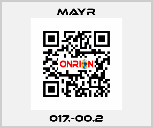 017.-00.2 Mayr
