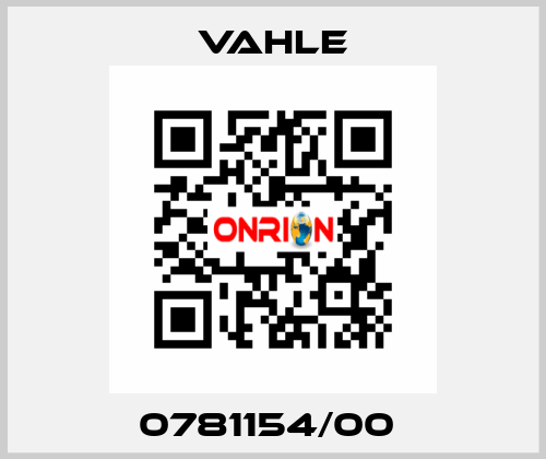 0781154/00  Vahle