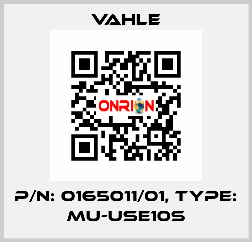 P/n: 0165011/01, Type: MU-USE10S Vahle